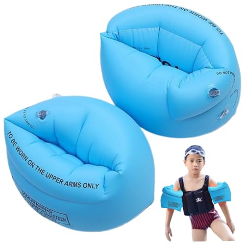 Schwimmarm Schwimmer, Arm Floaties, 1 Paar aufblasbare Armschwimmer für Erwachsene und Kinder, dicke PVC -Schwimmarmschwimmer mit Luftventil, tragbarer Pool Floaties Arm, Baby Schwimmen Schwimmen von BEAHING