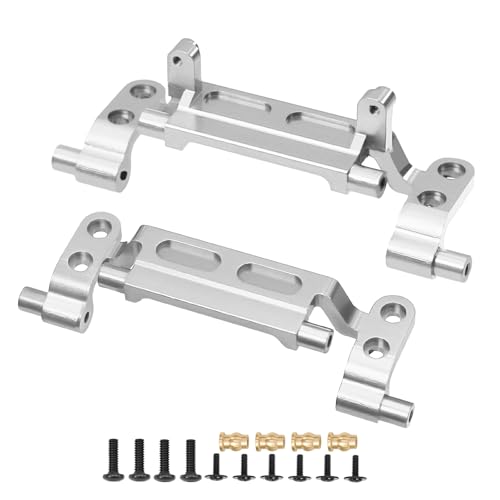 BEALIFE 2 stücke Aluminium Legierung Rahmen Träger Festen Sitz Für 1/12 MN78 Crawler Feste RC Auto Zubehör Ersatz Teile, Silber von BEALIFE