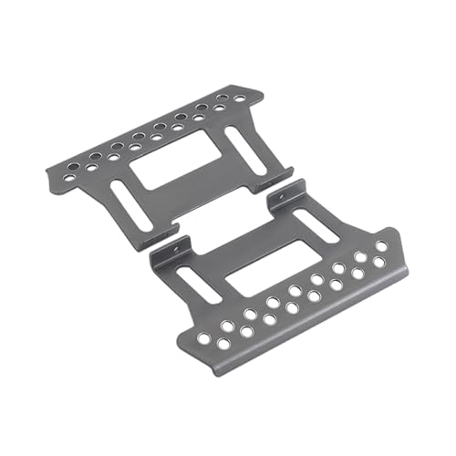 BEALIFE 2 stücke Aluminium Legierung Seite Kollision Pedale Für 1/10 SCX10 Crawler Slider Seite RC Auto Zubehör Ersatz Teile RC Upgrade Teil, Titan von BEALIFE