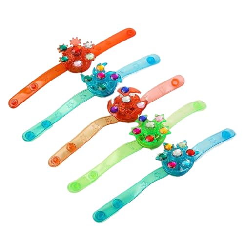 BEALIFE 20 Stück/Set LED Armband mit Hellen Lichtern für Festliche Atmosphäre auf Kinderpartys usw. Leuchtendes ABS Armband für Kinder von BEALIFE