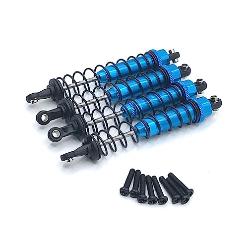 BEALIFE 4 Stück 1/12 Ferngesteuerte Autos Stoßdämpfer Upgraded Einstellbare Austauschbare Kit Ersatz für WLtoys 12402 A A323 12409, Blau von BEALIFE