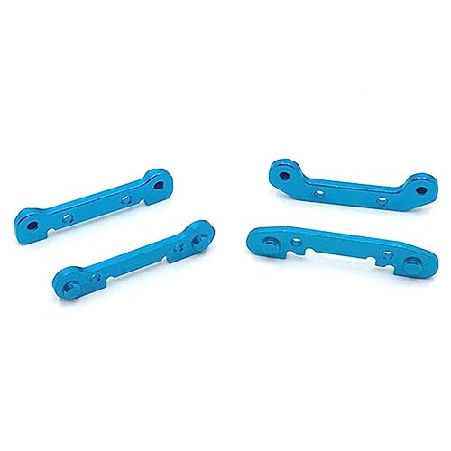 BEALIFE 4 Stück verstärkte Schwinge Crawler Auto Upgrade Modifiziertes Teil Zubehör Ersatz für Wltoys 124016 124017, Blau von BEALIFE