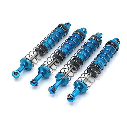 BEALIFE 4X 1/12 RC Auto Metall Stoßdämpfer Modifikation Fahrzeug Ersatzteil Dämpfer Kit Ersatz für WLtoys 12402 A A323 12409, Blau von BEALIFE