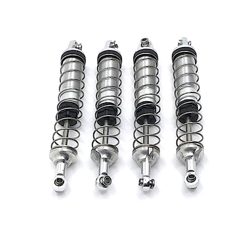 BEALIFE 4X 1/12 RC Auto Metall Stoßdämpfer Modifikation Fahrzeug Ersatzteil Dämpfer Kit Ersatz für WLtoys 12402 A A323 12409, Silber von BEALIFE