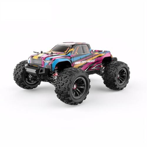 BEALIFE 5 Teile/Satz Gehen RC Auto Bürstenlosen High Speed 4WD Fernbedienung MJX Truck Hyper Verfügbare Teile Für Upgrade, Rosa und Blau von BEALIFE