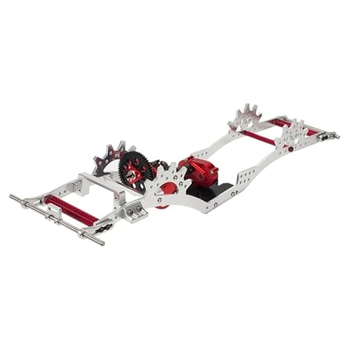 BEALIFE Auto Rahmen Für Capra Scx10 Crawler Chassis Rahmen Aluminium Legierung Starke RC Auto Zubehör Ersatz Teile RC Upgrade Teil, Silber von BEALIFE