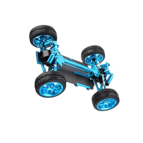 BEALIFE Fernbedienung Auto Metall Chassis Zusammengebauter Rahmen Für 1/18 Wltoys A949 RC Fahrzeug Modelle Upgrade Teile RC Auto Ersatz, Blau von BEALIFE