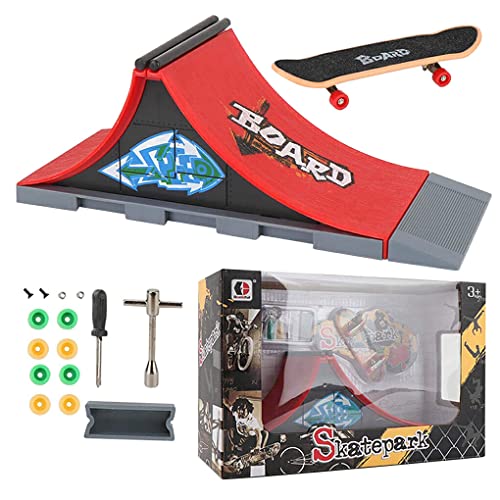 BEALIFE Finger Skateboard Kit DIY Sport Training Kombination Rampen Skate Neuheit Mehrere Szenen Park Spielzeug Kinder Indoor von BEALIFE