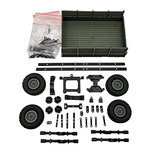 BEALIFE Kunststoff RC Anhänger DIY Teile Tragbare Abnehmbare Zier Modifizierte Autoreifen Teile Ersatz für WPL B14 B14K von BEALIFE