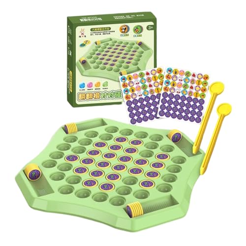 BEALIFE Lustige Kindergartenaktivität mit Tier und Obstgedächtnis Schachspielbrett, Flip Schach Gedächtnis ABS Gedächtnisschach Holzspiel, Obst von BEALIFE