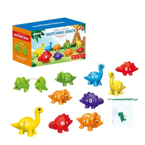 BEALIFE Pädagogisches Dinosaurier Paarungsspielzeug, fördert die Hand Auge Koordination, geeignet für die Vorschulerziehung, ABS Geschenk für Kinder, Brief von BEALIFE