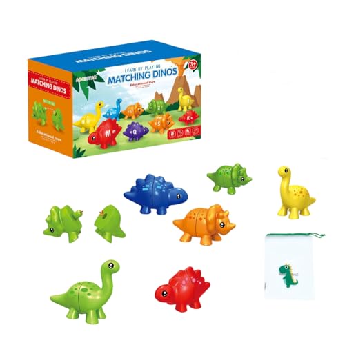 BEALIFE Pädagogisches Dinosaurier Paarungsspielzeug, fördert die Hand Auge Koordination, geeignet für die Vorschulerziehung, ABS Geschenk für Kinder, Muster von BEALIFE