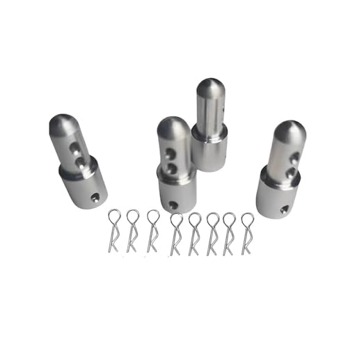 BEALIFE RC Body Post Clips Shell Halter Halterung für 1/14 MJX Hyper Go 14301 Praktische und langlebige Aluminiumlegierung für Hyper Go von BEALIFE