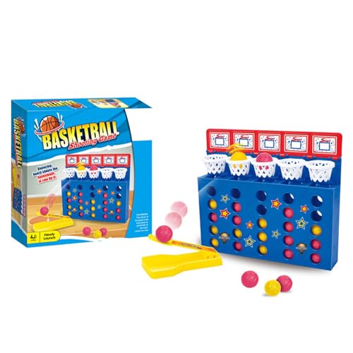 BEALIFE Spielbrettspiel für Kinder, Vier in Reihe Strategie Brettspiele, 4 Schüsse Spiel, Bounce und Link Shot Ballspiel von BEALIFE