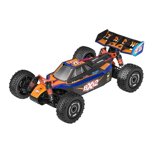 BEALIFE ZD Racing BX 12 1:12 Brushless Buggy 3S RC1/12 Racing Off Ro Ad Car Naturkautschukreifen Hautoberseite ist Stabiler, Orange von BEALIFE