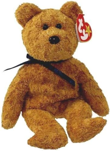 TY - Beanie Baby - Plüschfigur FUZZ Bär / Teddy (ca. 21 cm groß) von BEANIE BABIES