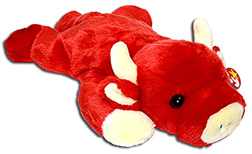 TY - Beanie Buddy - SNORT - der rote Stier / Bulle - Plüschtier ca. 33 cm von BEANIE BABIES