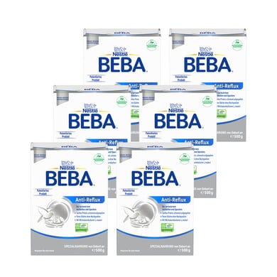 Nestlé Anfangsnahrung BEBA Anti-Reflux Spezialnahrung 6x 500 g ab der Geburt von BEBA