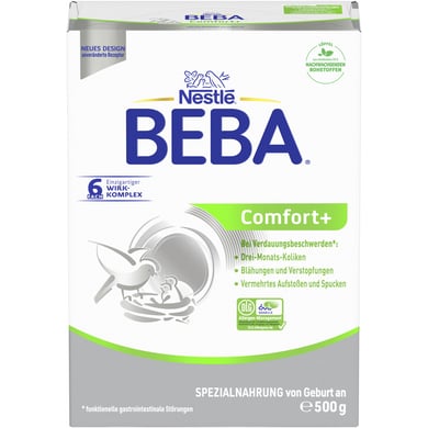 Nestlé Anfangsnahrung BEBA Comfort+ Spezialnahrung 550 g ab der Geburt von BEBA