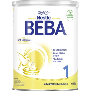 Nestlé BEBA 1 Anfangsmilch 800 g ab der Geburt von BEBA