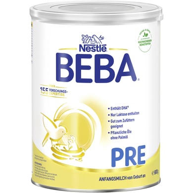 Nestlé BEBA PRE Anfangsmilch 800 g ab der Geburt von BEBA