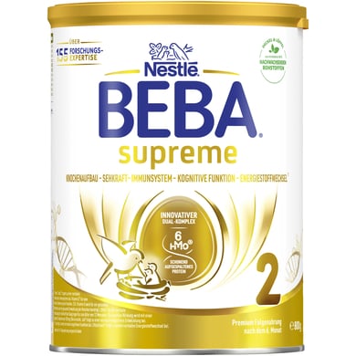 Nestlé BEBA SUPREME 2 Folgemilch 800g nach dem 6. Monat von BEBA