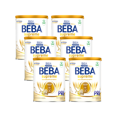 Nestlé BEBA SUPREME PRE Anfangsmilch 6x 800g ab der Geburt von BEBA