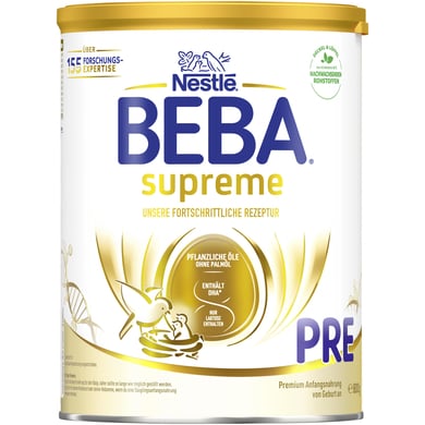 Nestlé BEBA SUPREME Pre Anfangsmilch 800g ab der Geburt von BEBA