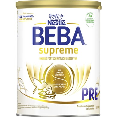 Nestlé BEBA SUPREME Pre Anfangsmilch 800g ab der Geburt von BEBA