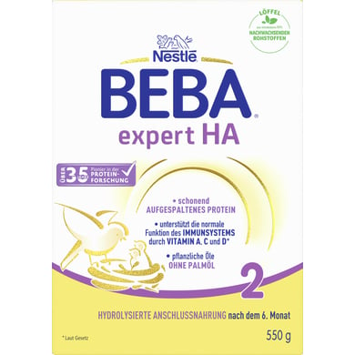 Nestlé Folgenahrung BEBA EXPERT HA 2 550 g nach dem 6. Monat von BEBA