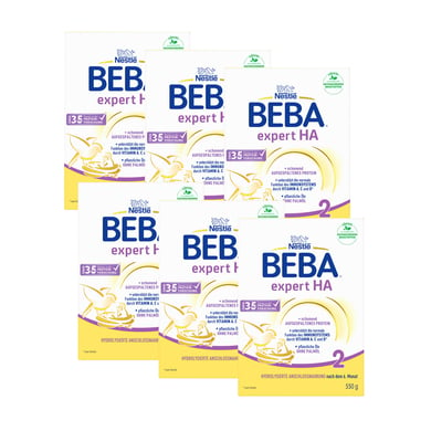 Nestlé Folgenahrung BEBA EXPERT HA 2 6x 550 g nach dem 6. Monat von BEBA