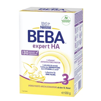 Nestlé Folgenahrung BEBA EXPERT HA 3 550 g ab dem 10. Monat von BEBA