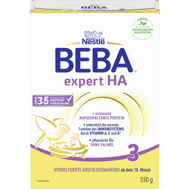 Nestlé Folgenahrung BEBA EXPERT HA 3 550 g ab dem 10. Monat von BEBA