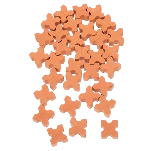 BEBEMOKO 30pcs Modell Wandfliesen Bausteine Haus Fake Bricks Brick Building Dollhouse Baumaterial Mini Mauersteine Miniaturziegel Ton von BEBEMOKO