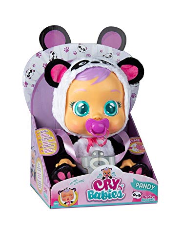CRY BABIES Pandy, der Panda | Interaktive Spiel- & Funktionspuppe mit Schnuller, die echte Tränen weint | Kinder ab 2 Jahren geeignet CRY BABIES Pandy, der Panda | Interaktive Spiel- & Funktionspuppe mit Schnuller, die echte Tränen weint | Kinder ab 2 Jahren geeignet von BEBÉS LLORONES LÁGRIMAS MÁGICAS