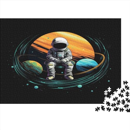 Astronaut Puzzlespiel 1000 Teile Puzzle Für Erwachsene Und Kinder Ab 14 Jahren, Puzzle-Motiv Erwachsenen Puzzlespiel Puzzel 1000pcs (75x50cm) von BECFAZLCU