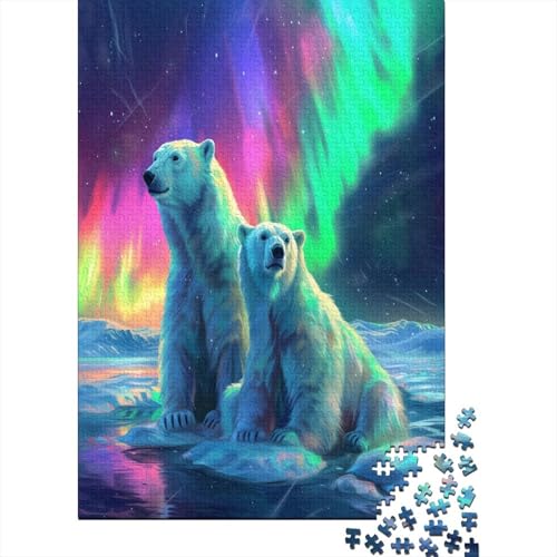 Eisbär Puzzle 1000 Teile Erwachsener Kniffel Spaß Für Die Ganze Familie - Abwechslungsreiche 1000 Puzzleteilige Motive Puzzle Erwachsene, Puzzel 1000pcs (75x50cm) von BECFAZLCU