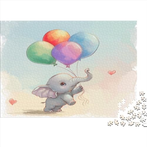 Elefant Puzzle 1000 Teile Für Erwachsene Und Kinder Ab 14 Jahrenfür Stressabbauer Puzzlespiel Erwachsenen Puzzlespiel Puzzel 1000pcs (75x50cm) von BECFAZLCU