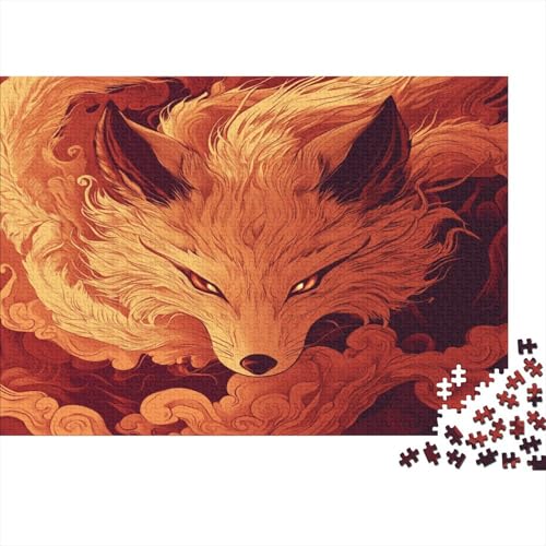 Fuchs Puzzlespiel 1000 Teile Puzzle Für Erwachsene Und Kinder Ab 14 Jahren, Erwachsenen Puzzlespiel Puzzel 1000pcs (75x50cm) von BECFAZLCU