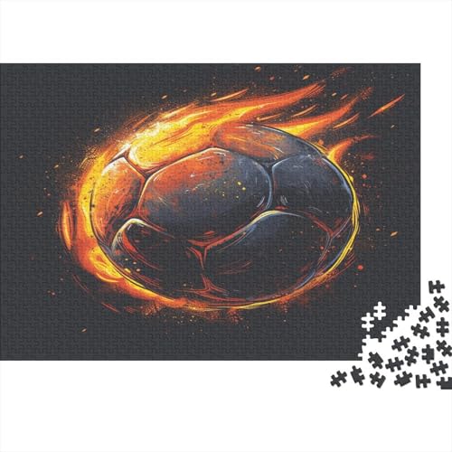 Fußball Puzzlespiel 1000 Teile Erwachsene -Puzzle 1000 Stück Spiel Puzzles Für Erwachsene Kinder Puzzle Erwachsenen Puzzlespiel Puzzel 1000pcs (75x50cm) von BECFAZLCU