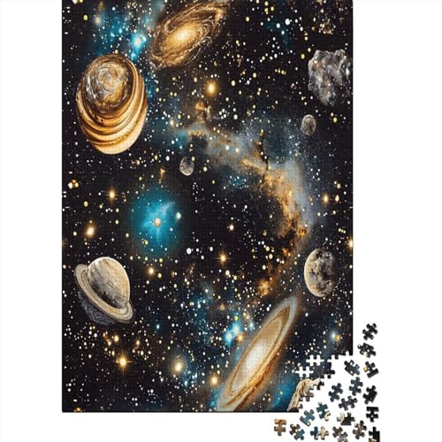 Galaxie 1000 Stück Puzzles Für Erwachsene Teenager Stress Abbauen Familien-Puzzlespiel 1000-teiliges Puzzle Kinder Lernspiel Spielzeug Geschenk Puzzel 1000pcs (75x50cm) von BECFAZLCU