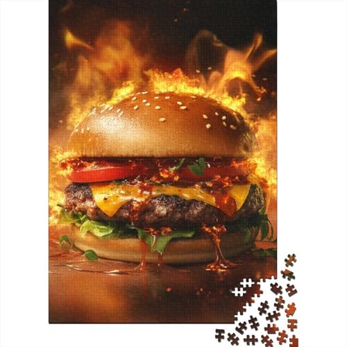 Hamburger Puzzle Holzpuzzle Holzwerkstoff Bunte DIY Home DekoRatteion Kinder Ab 14 Jahren 1000-teilige 1000pcs (75x50cm) von BECFAZLCU