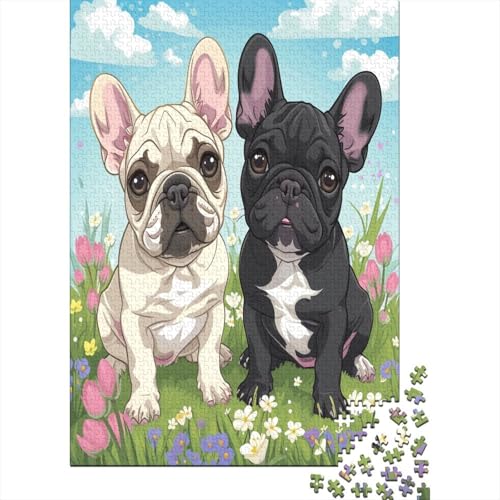 Hund Puzzlespiel 1000 Teile Erwachsene -Puzzle 1000 Stück Spiel Puzzles Für Erwachsene Kinder Puzzle Erwachsenen Puzzlespiel Puzzel 1000pcs (75x50cm) von BECFAZLCU