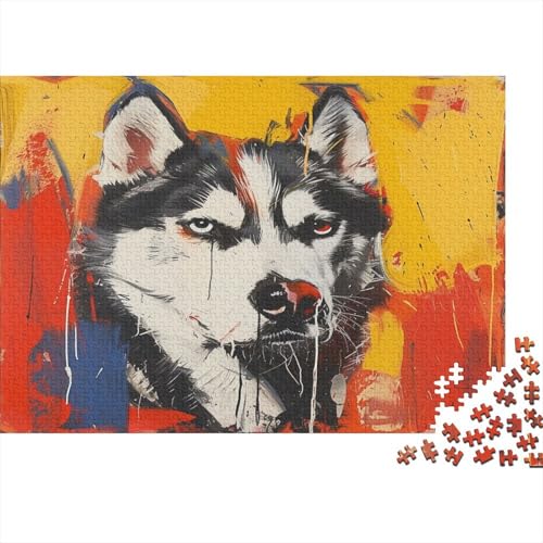 Huskies 1000 Teile Puzzle, Puzzles Für Erwachsene, 1000 Teile Puzzlespiel Für Jugendliche & Erwachsene Puzzlespiel Puzzel 1000pcs (75x50cm) von BECFAZLCU