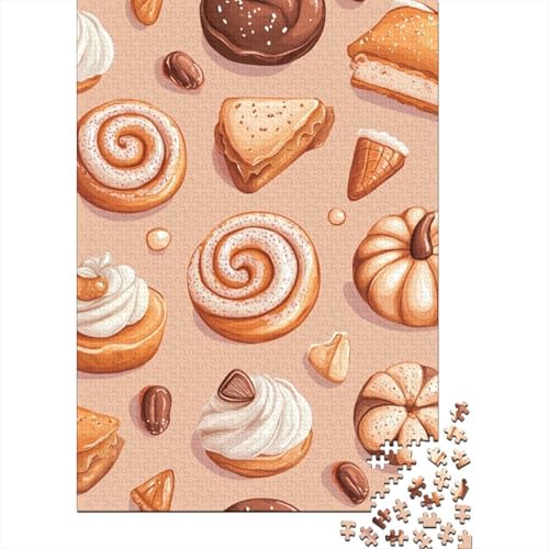 Kuchen Puzzles Lebensmittel Puzzlespiele Holzwerkstoff Lernspiel Home DekoRatteion Kinder Ab 14 Jahren 1000 Teile 1000pcs (75x50cm) von BECFAZLCU