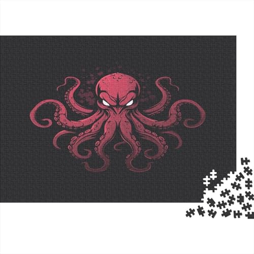 Oktopus Puzzlespiel 1000 Teile Puzzle Für Erwachsene Und Kinder Ab 14 Jahren, Erwachsenen Puzzlespiel Puzzel 1000pcs (75x50cm) von BECFAZLCU