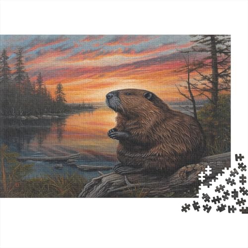 Otter Puzzle 1000 Teile Erwachsener Kniffel Spaß Für Die Ganze Familie - Abwechslungsreiche 1000 Puzzleteilige Motive Puzzlespiel Erwachsene, Puzzel 1000pcs (75x50cm) von BECFAZLCU