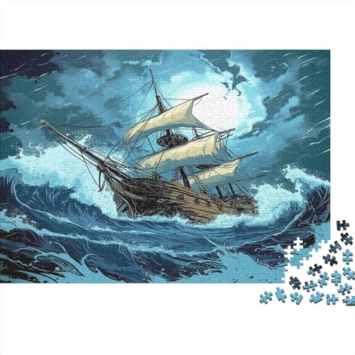 SailBoot Puzzle 1000 Teile Puzzles Für Erwachsene Klassische Puzzles 1000 Teile Erwachsene Puzzlespiel Erwachsene 1000 Teile Erwachsenen Puzzlespiel Puzzel 1000pcs (75x50cm) von BECFAZLCU