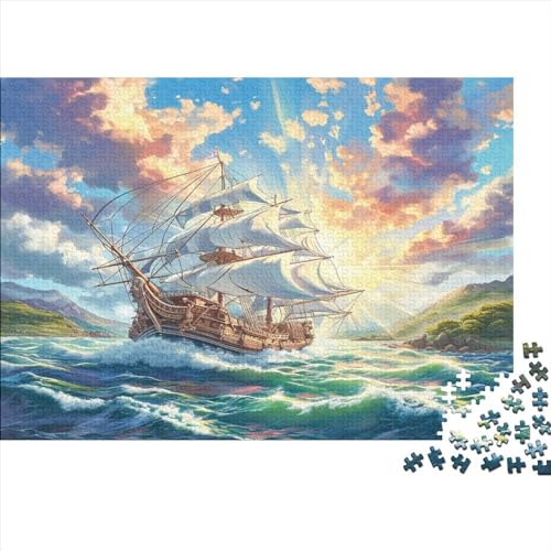 SailBoots Puzzlespiel 1000 Teile, Puzzle Erwachsene 1000 Teile, Impossible Puzzle GesKükenlichkeitsspiel Für Die Ganze Familie, Puzzle Erwachsene 1000 Teile Puzzel 1000pcs (75x50cm) von BECFAZLCU