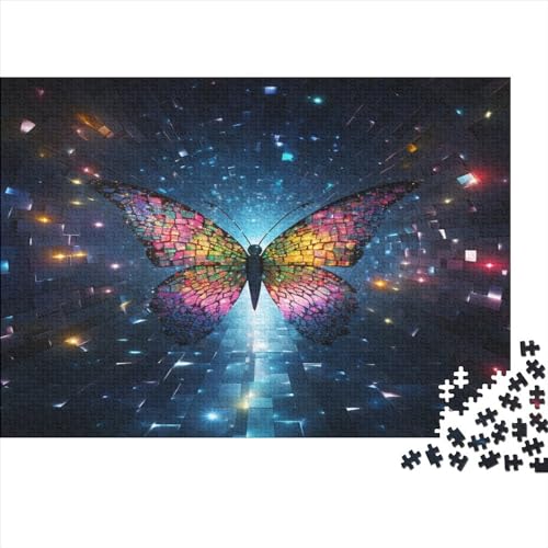 Schmetterling 1000 Stück Puzzle Für Erwachsene 1000 Stück Puzzle Für Erwachsene-Crazy Süßigkeiten-1000 Stück Puzzle Große Puzzles Kinder Lernspiel Spielzeug Geschenk Puzzel 1000pcs (75x50 von BECFAZLCU